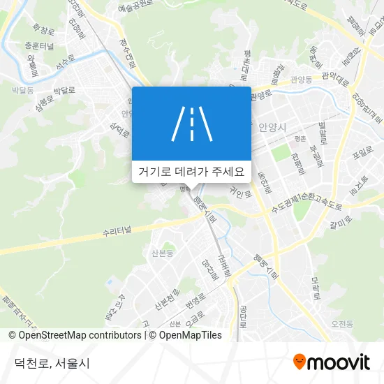 덕천로 지도
