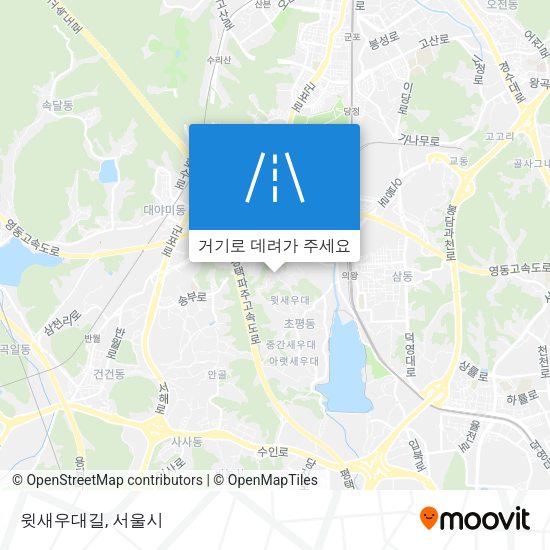 윗새우대길 지도