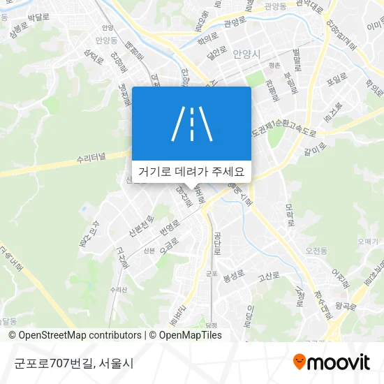 군포로707번길 지도