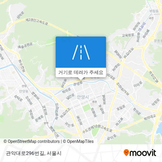 관악대로296번길 지도