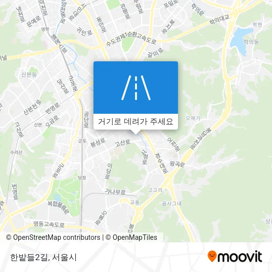 한밭들2길 지도