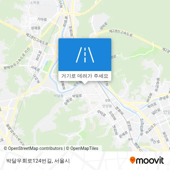 박달우회로124번길 지도
