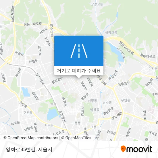 영화로85번길 지도