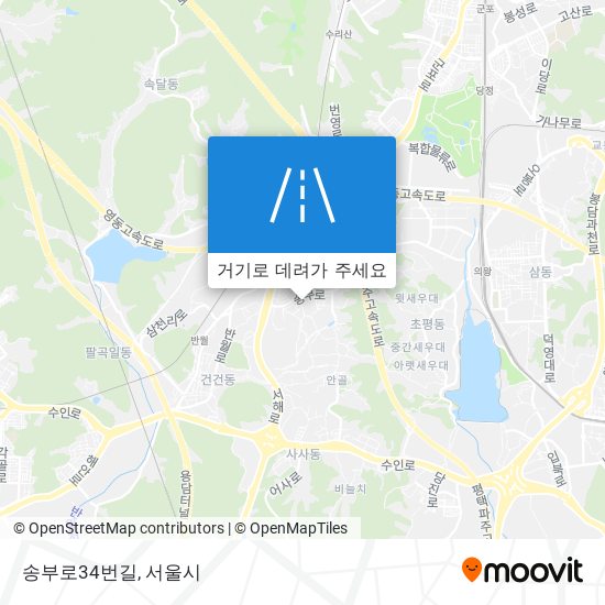 송부로34번길 지도