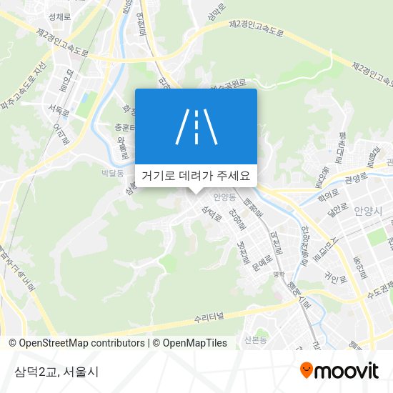 삼덕2교 지도