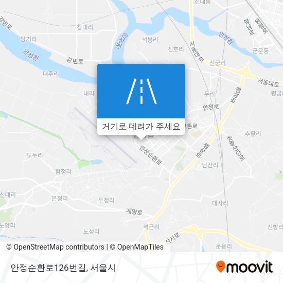 안정순환로126번길 지도