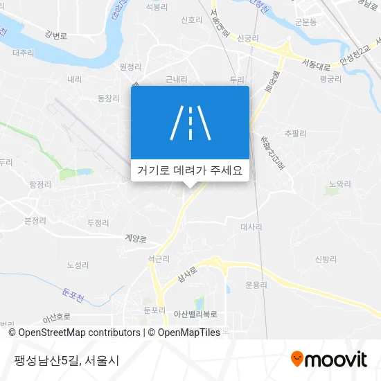 팽성남산5길 지도