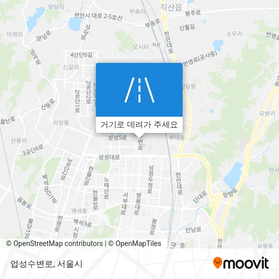 업성수변로 지도