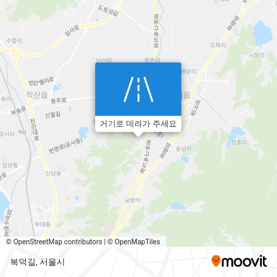 복덕길 지도