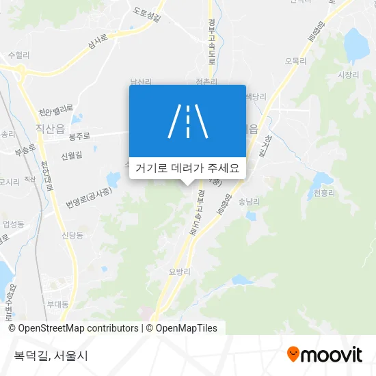 복덕길 지도