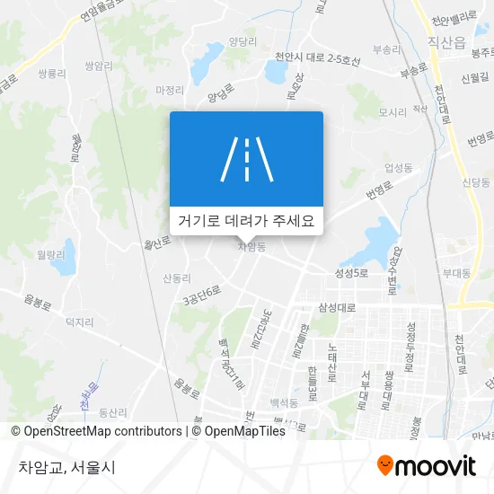 차암교 지도