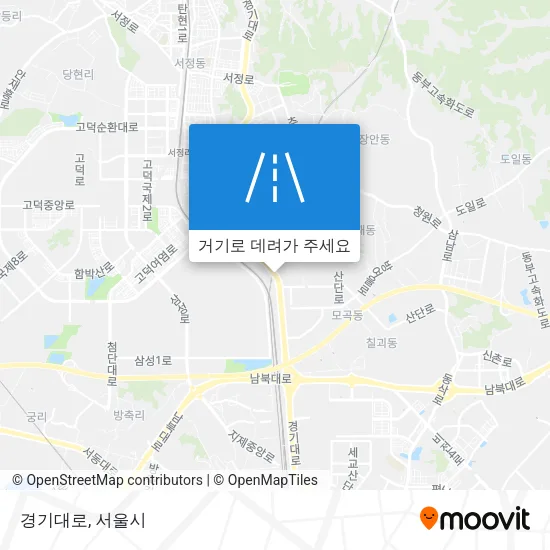 경기대로 지도