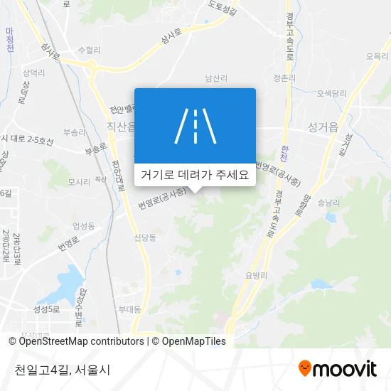천일고4길 지도