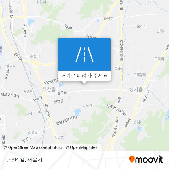 남산1길 지도