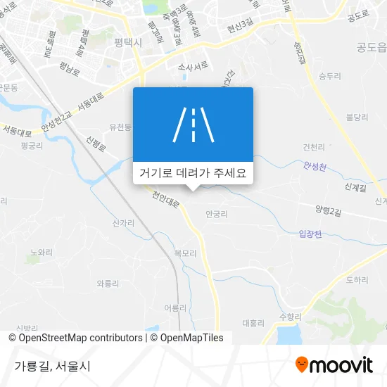 가룡길 지도