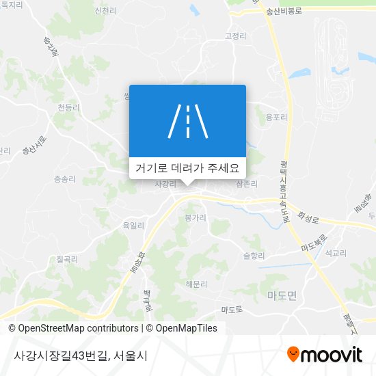 사강시장길43번길 지도
