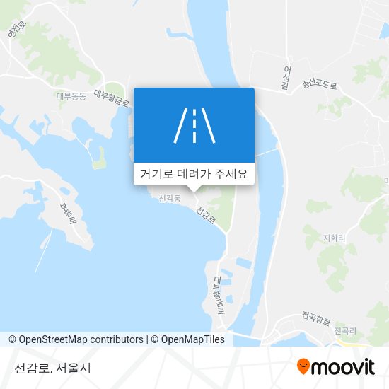 선감로 지도