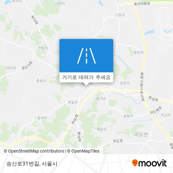 송산로31번길 지도