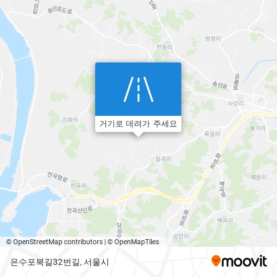 은수포북길32번길 지도