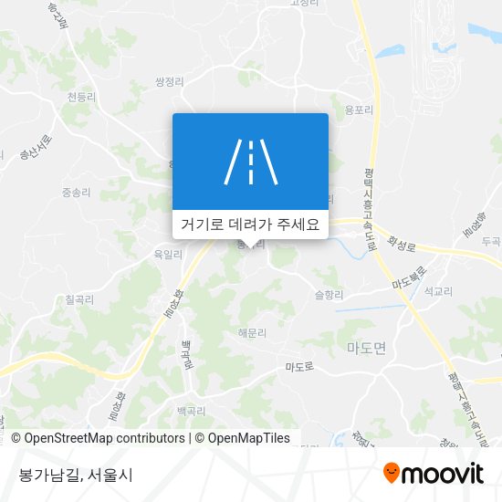 봉가남길 지도