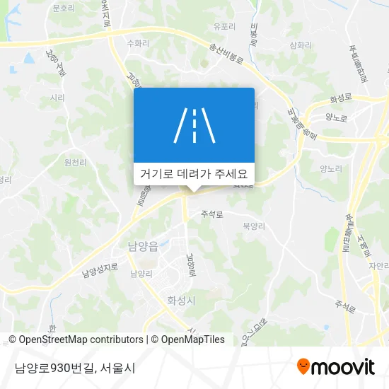 남양로930번길 지도