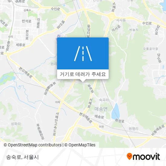 송숙로 지도