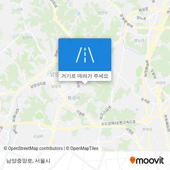남양중앙로 지도