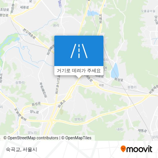 숙곡교 지도