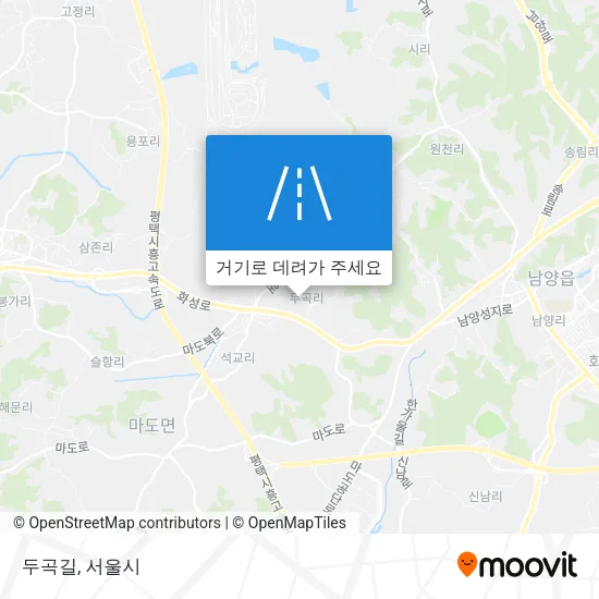 두곡길 지도