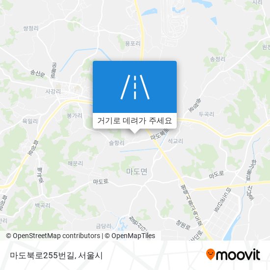 마도북로255번길 지도