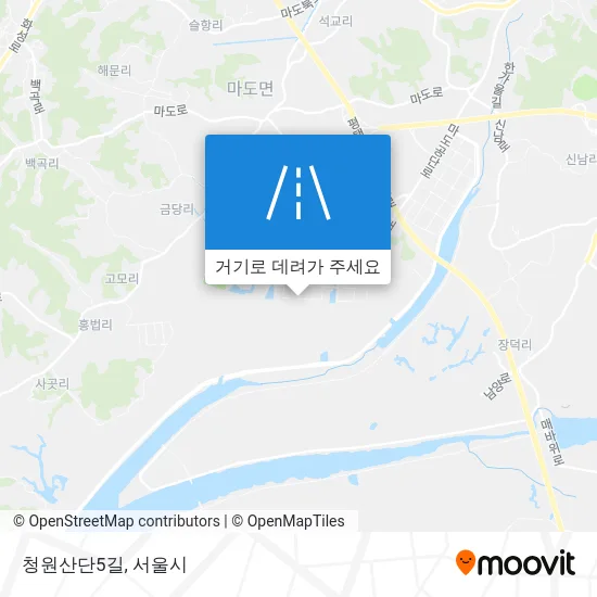 청원산단5길 지도