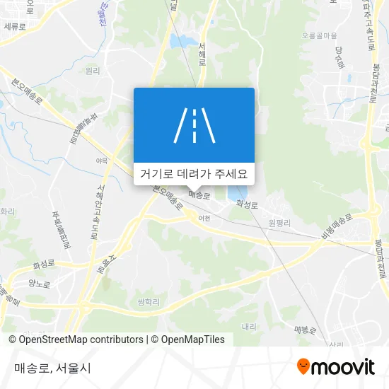 매송로 지도