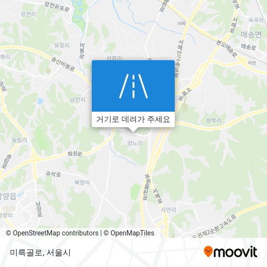 미륵골로 지도