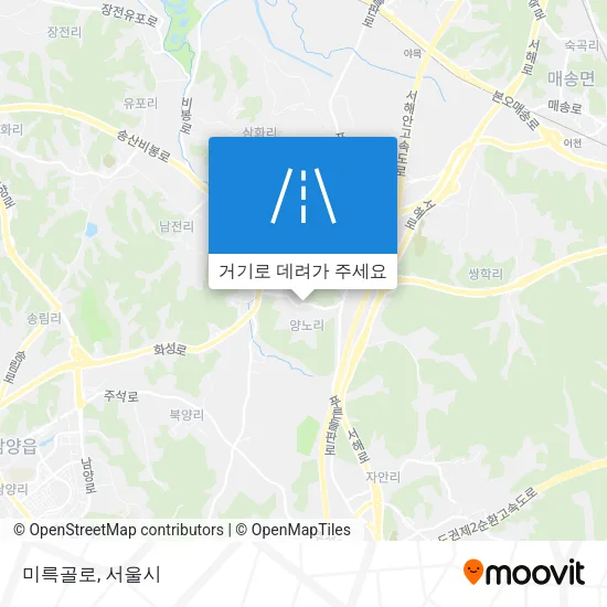 미륵골로 지도