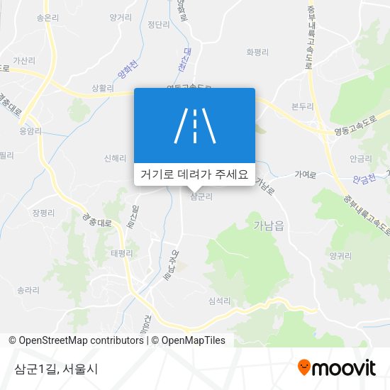 삼군1길 지도
