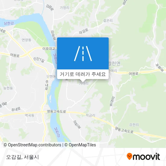 오감길 지도