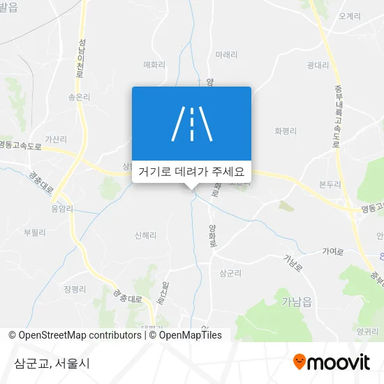 삼군교 지도