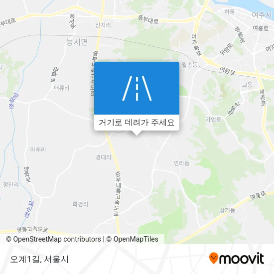 오계1길 지도