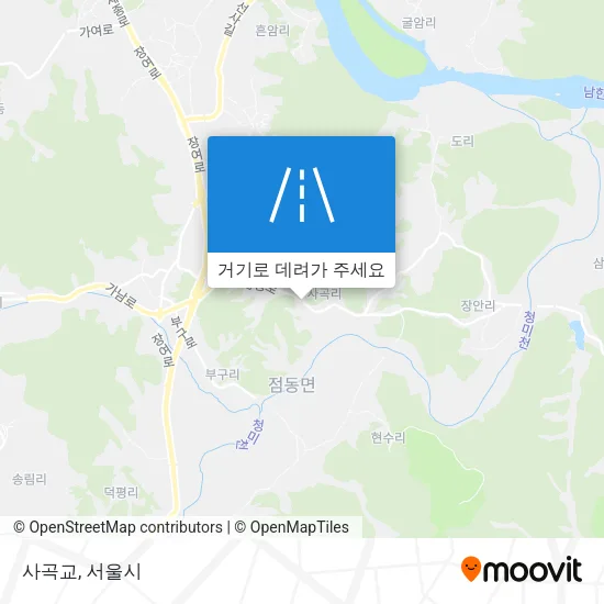 사곡교 지도
