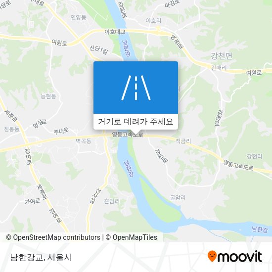 남한강교 지도