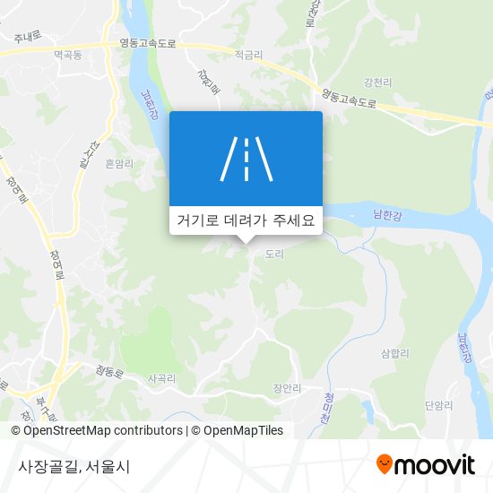 사장골길 지도