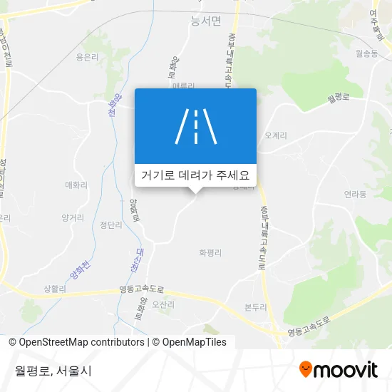 월평로 지도