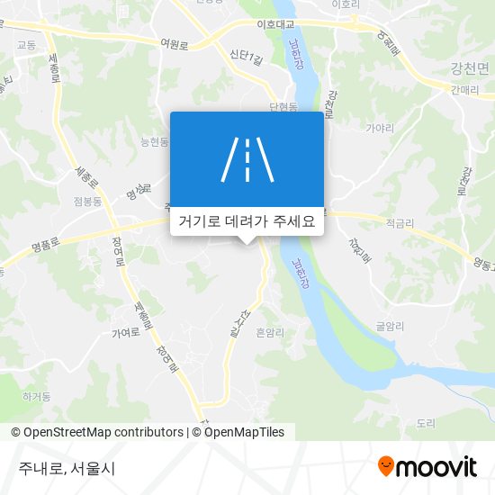 주내로 지도