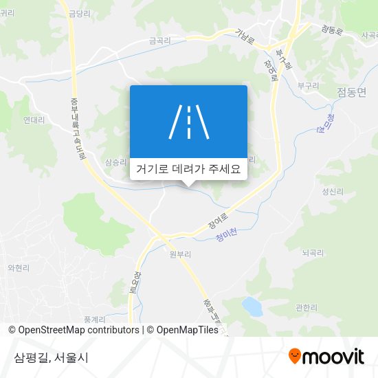 삼평길 지도