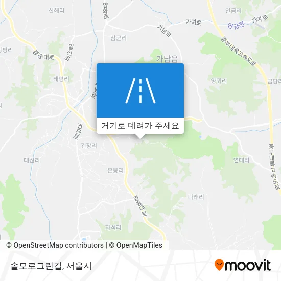 솔모로그린길 지도