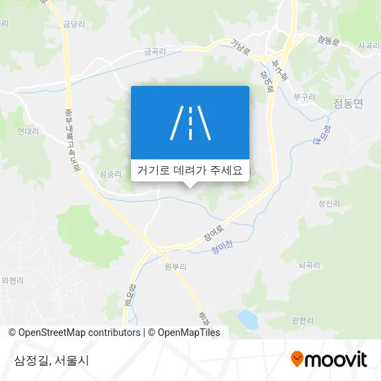삼정길 지도