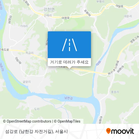 섬강로 (남한강 자전거길) 지도
