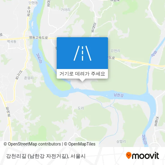 강천리길 (남한강 자전거길) 지도