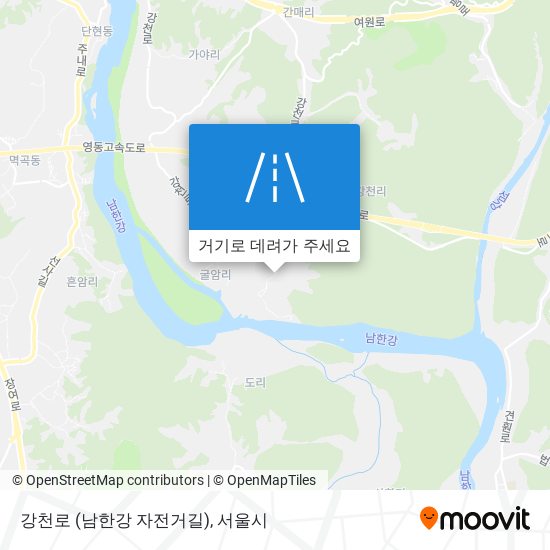 강천로 (남한강 자전거길) 지도