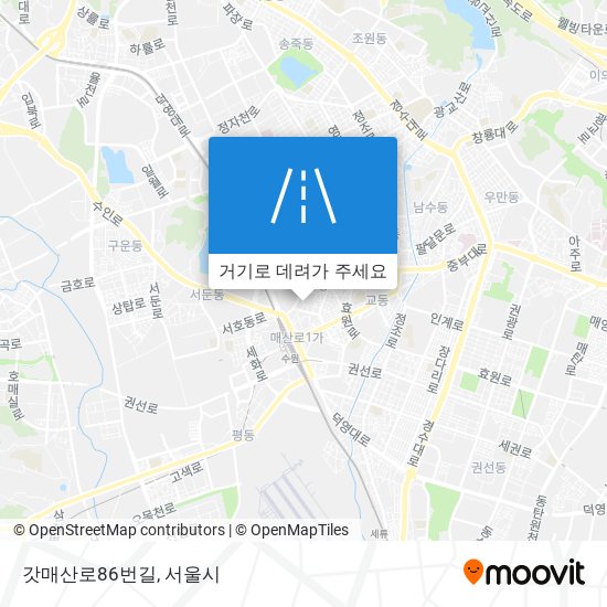 갓매산로86번길 지도